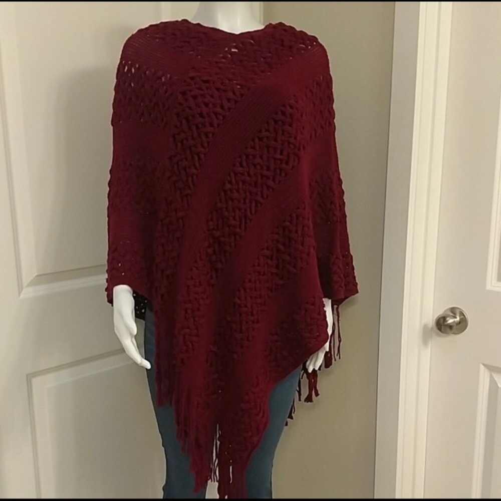 *Last One* Wine Classic Poncho - Picture 3 of 5
